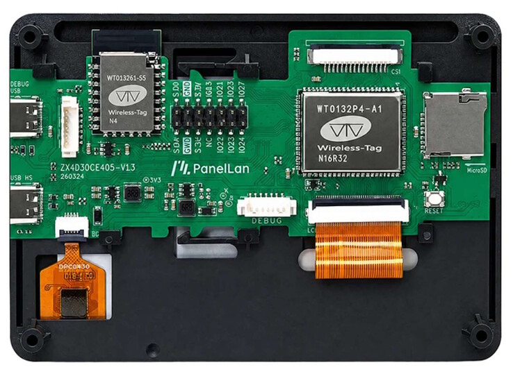 Additional sensors and actuators can be connected