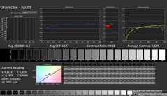 CalMAN: Grayscale (calibrated)