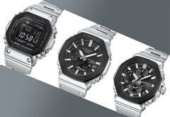 The Casio Full Metal G-Shock series deliver unlimited runtimes thanks to their Tough Solar modules. (Image source: Casio)