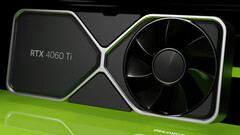 The RTX 4060 Ti 16 GB is rumoured for a July 2023 release. (Image source: NVIDIA - edited)