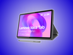 The Lenovo Idea Tab with the Tab Pen and folio case.