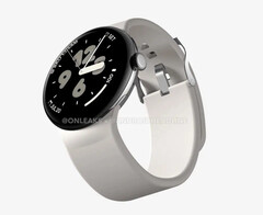 The Pixel Watch 3 XL will not be as big as Apple&#039;s or Samsung&#039;s larger smartwatches. (Image source: @OnLeaks &amp; Android Headlines)