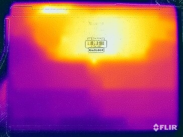 Surface temperatures stress test (bottom side)