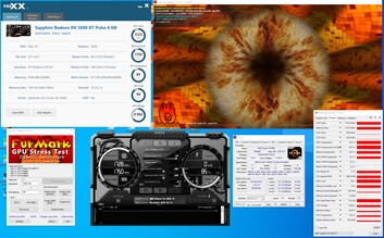 Stress test FurMark (PT 120%)