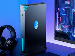 The Thunderobot Mix G2 from the front showing 3.5 mm jack, USB Type-A and Type-C ports. (Image source: Thunderobot)