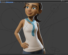 Blender 2.82 improves on the new sculpting systems. (Image via Blender)