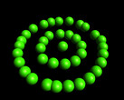 40 calcium ions in an ion trap were made to rotate.
