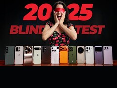 An image showing the flagship phones of 2025 that featured in the blind test (Image source: Versus via YouTube; edited)