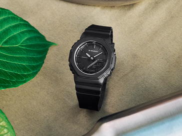 The Casio G-Shock GMA-P2110-1A comes with a black finish