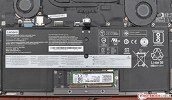 The internal 52 Wh battery