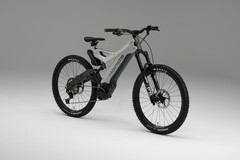 The Honda e-MTB concept electric bicycle has an unusual frame with a swingarm. (Image source: Honda)