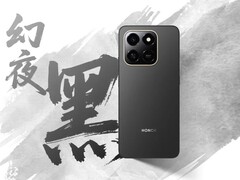The Honor Play 80 Pro in black colorway