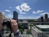 The binoculars at a preview event in Berlin several weeks ago