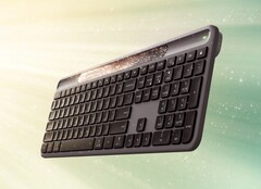 The Logitech K980 charges via solar, even without direct sunlight (Image source: Logitech)