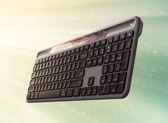 The Logitech K980 charges via solar, even without direct sunlight (Image source: Logitech)