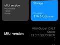 MIUI 13.0.7 on Xiaomi Mi 10T Pro details (Source: Own)