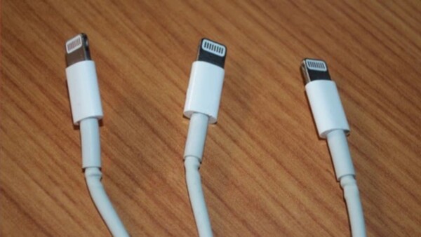 A family of busted lightning cords circa 2022. (Image Source: Reddit)