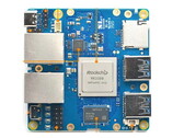 The NanoPi R4S measures 66 x 66 mm. (Image source: FriendlyELEC)