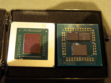 Navi left and Ryzen right. (Image source: MyNavi)