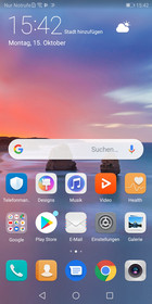 Default home screen