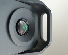 The hand grip is located in the swiveling base. (Image source: Notebookcheck)