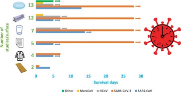 Coronavirus can survive on clothing fabrics for more than five days. (Image source: doi: 10.1016/j.scitotenv.2021.146191)