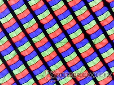 Crisp subpixels due to the glossy overlay
