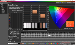 ColorChecker before calibration