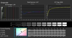 CalMAN: Grayscale (calibrated)