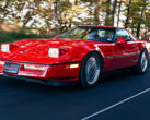 Motorola's electric Corvette was rated at 428HP theoretical output (image: Chevrolet)