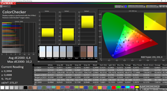 CalMAN ColorChecker – Sure View enabled