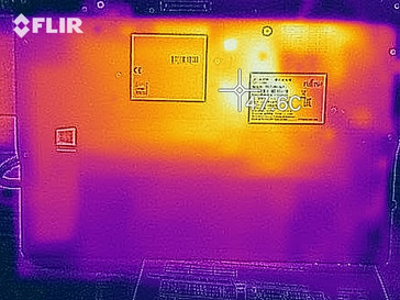 Heat map under load - bottom