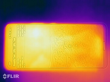 Thermal image under load - top side