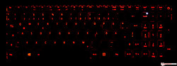 Acer Aspire V17 Nitro BE keyboard (with backlight on)