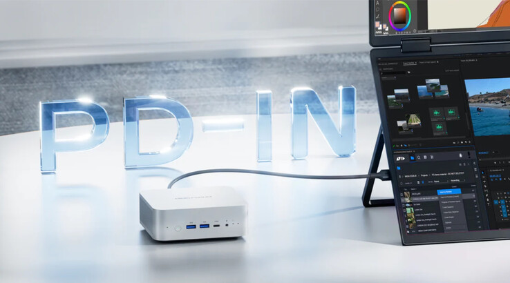 The Minisforum AI X1 can be powered by its USB4 ports, unlike many modern mini-PCs. (Image source: Minisforum)
