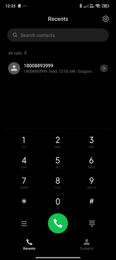 HyperOS Phone dialer