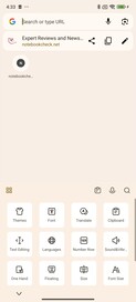 Keyboard options