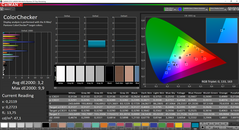 CalMAN ColorChecker (post calibration)