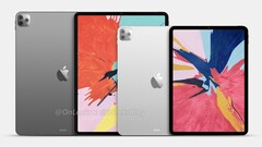 The fourth-generation iPad Pro series is expected to feature triple rear-facing cameras. (Image source: @OnLeaks & @iGeeksBlog)