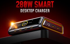 The AOHi 280W GaN+ Desktop Charger is now crowdfunding on Kickstarter. (Image source: Kickstarter)