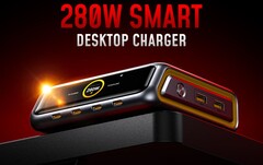 The AOHi 280W GaN+ Desktop Charger is now crowdfunding on Kickstarter. (Image source: Kickstarter)