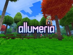 Banner for Allumeria is shown 