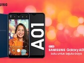 The Galaxy A01 may not have long as Samsung's cheapest new phone. (Source: Samsung)