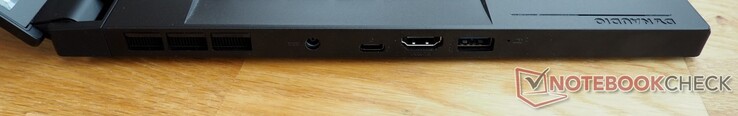 Left side: Energy supply, Thunderbolt 4, HDMI 2.1, USB-A 3.2 Gen 2
