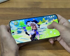 The gaming performance isn't very impressive in the early gaming test. Pictured: Pixel 10 XL running Genshin Impact. (Image source: TechDroid)