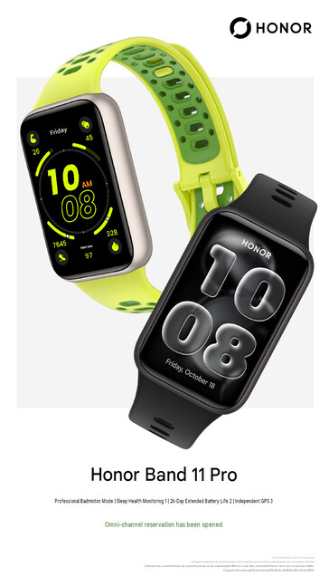 Honor Band 11 Pro teaser (machine translated)
