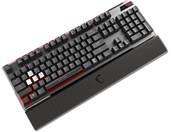 MSI's vigor GK80 is a fully RGB-backlit keyboard. (Source: MSI)