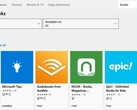 Microsoft Store no longer sports a Books category, but there are 2,000 book-related apps (Source: Own)