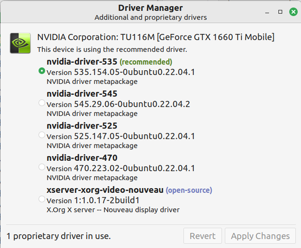 Whether Mint or Ubuntu, you will need to install a compatible graphics driver, some work better than others. (Source: Notebookcheck)