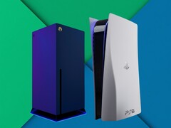 Mockup of Project Helix and PS6 consoles shown